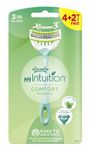 WILKINSON SWORD - My Intuition Xtreme 3 for Women | Comfort Sensitive | Pack of 4 + 2 Extra Disposable Razors