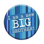 I'm A New Big Brother Badge 76mm Congratulations New Baby Gift Sibling