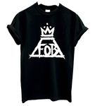 New Unisex Fall Out Boy T Shirt Top FOB Indie Rock N Roll Patrick Stump My Chemical Romance (Small 8, Black)