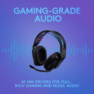 Logitech G335 Wired Gaming Headset – Black