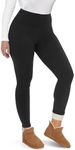 CAMPSNAIL Fleece Lined Leggings Women - High Waisted Thick Warm Soft Pants Tummy Control Thermal Casual Black Reg & Plus Size
