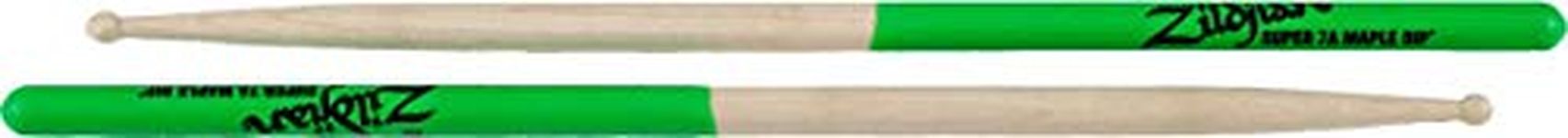 Zildjian SUPER 7A MAPLE GREEN DIP DRUMSTICKS
