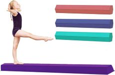 10 ft Folding Balance Beam - RUN.SE RUN.SE Gymnastics Floor Beam, Extra Firm with Suede Cover and Anti Slip Bottom with Carry Bag for Kids, Beginners and Professional Gymnasts (Purple)…