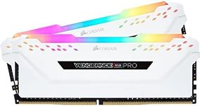 Corsair Vengeance RGB PRO 32GB (2x16GB) DDR4 3200MHz C16 Desktop Gaming Memory White ~CMW32GX4M2C3200C16W