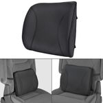 BDK Universal Fit Cushioned Back Car Support Lumbar - (Black)