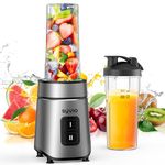 Smoothie Blender Syvio 600W,Juice and Shakes,Personal Blender with 2 Speed Control, Mini Blender with 2 BPA-Free 20 Oz Portable Blender Cups,Nutritious Recipe,Personal Blenders for Smoothies Shake