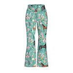 XXQGOMG Girls Flare Leggings Cute Bell Bottoms for Teen Girls Wide Leg Sweatpants for 5-14 T, Floral Horse, 9-10