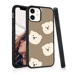 Bear Pattern for iPhone 6/6s Case Shockproof Anti-Scratch Protective Cover Soft TPU Hard Back Cute Animal Slim Cell Phone Case iPhone 6/6s for Boys Girls Teens Women Men Cute Bear