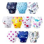 JackLoveBriefs Training pants for Toddlers Potty training pant training knickers 4-5 Years (10 Packs, Size:110, Multicolor)