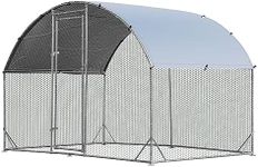 GYMAX Walk In Chicken Coop, Large S