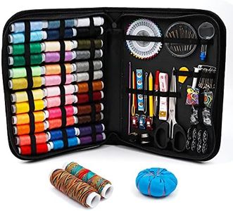 Inscraft Sewing Kit, 182 Premium Sewing Supplies, 38 XL Thread Spools, Suitable for Traveller, Adults, Kids, Beginner, Emergency, DIY and Home by