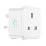 Smart Plug, EIGHTREE 13A WiFi Smart Plug with Energy Monitoring, Smart Home Socket Works with Alexa & Google Assistant, Wireless Remote Control Timer Plug, 2.4 GHz Wi-Fi Only