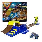 Monster Jam, Champ Ramp Freestyle Playset with Exclusive Son-uva Digger Monster Truck, 1:64 Scale Die-Cast, Kids Toys for Boys and Girls Ages 4-6+