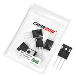 Chanzon High-Speed FGA25N120 IGBT Power Switching Transistor, Insulated Gate Bipolar, TO-3P Package (Pack of 5pcs)