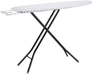 Amazon Basics Full-Size Ironing Board - 4-Leg Fold-Up, Chevron Removable Cover