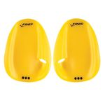 FINIS Unisex (Floating) Agility Paddle Floating Large, Yellow, L UK