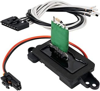 BlueStars 89019088 Blower Motor Resistor with Harness - Compatible with Chevy Silverado Avalanche Suburban Tahoe GMC Sierra Yukon Escalade 2003-2006 - Replaces 973-405, 15-81086, 22807123