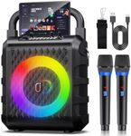 Karaoke Machine with 2 Wireless Mic