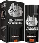 The Shave Factory Hair Building Keratin Fiber 21 g, Dark Brown