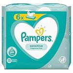 Pampers Sensitive 81687204 Baby Wet Wipes 52 pc(s) (Wet Baby Wipe, Plastic Bag, Girl/Boy, Turquoise, White, Germany, 1.79 kg)