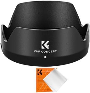 K&F Concept Lens Hood for Canon EF 50mm f/1.8 STM Lens, Reversible Snap on Camera Lens Shade Replacement of Canon ES-68 II Hood, Compatible with 49mm Filters and Lens Cap