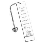 Gifts for Teacher Gifts Bookmark for Women Men Teacher Appreciation Gifts Thank You Graduation Valentines Day Birthday Christmas Retirement Gifts Spanish PE Preschool Daycare Special Education Teacher