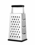 NAALSA - Tokyo 4 Side Stainless Steel Professional Multi Purpose Grater Vegetable Chopper Slicer Kitchen Cutter, Shredder for Cheese & Vegetables 9 inch