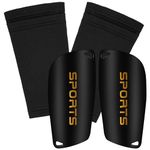 Flintronic Football Shin Guards, Shin Guards Pads, Football Shin Pads for Kids Youth Adult, with High Elastic Sleeves, Shin Pad Sleeves for Football Games, Protective Soccer Equipment, S