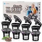 Reusable K Cups for K-eurig, 8 Pack