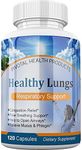 Healthy Lungs 120 Capsules - Improve Lung Function, Breathe Better, Stop Mucus, Phlegm and Allergies Quickly. Get Relief Fast with Healthy Lungs an All Natural Lung Health Supplement