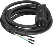 OXTOUF Golf Cart 48V Charger DC Cord Plug for Club Car DS Precedent Golf Buggies 2008 up, OEM No.# 101828901, 1018189-01, 10 ft PowerDrive