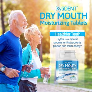 Nature's Stance XyliDENT Xylitol Tablets, Dry Mouth Relief, Peppermint, 100 Count