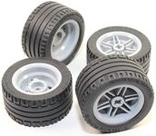 LEGO 8pc Technic Wheel and Tire SET (Mindstorms nxt ev3 tyre) 56145 44309 by Technic