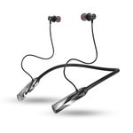 OOGE Tune 23 Wireless Neckband Bluetooth Earphones - (Slivery) Noise-Cancelling Mic, Deep Bass, Sweatproof, Long Battery Life, Fast Charging, Lightweight, Comfortable Fit
