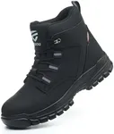 COOU Steel Toe Work Boots for Men W