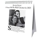 2025 Calendar On The Ceiling Month to View Humour Desk Easel Official Product