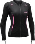RSYSO Mesh Motorcycle Jacket Women with CE Certified Protective Armored Mesh Jacket with Reflective Strips, All Season Womens Motorcycle Gear for Motorcycle Bicycle Scooter Riding Gear