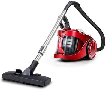 Devanti Vacuum Cleaner Strong Suction Handheld Hand Held Vacuums Bagless 2200W Cyclone Cyclonic Car Cleaners Home Red Compact Dustbuster Sweeper Dust Buster Portable for Car Stairs