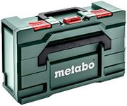 Metabo metaBOX 165 L for Angle Grinders (626890000). Dimensions: 496 x 296 x 165 mm. Case Volume: 16.7 l. Maximum Load: 125 kg.