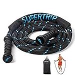 Supertrip Weighted Skipping Ropes for Fitness Men Women 360 Rotating Handles, 3.1LBS Polyester Heavy Skipping Rope for Exercise Workout Equipment (3.1, Pounds)