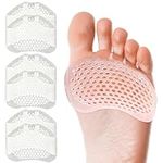 Metatarsal pads for women 6pack, forefoot silicone heel pads foot pad pain relief, ball of foot cushion