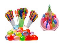 CraftVatika Plastic Holi Balloons Pack Of 111 Magic Water Balloons For Holi - Water Balloons, Multi Color, Crazy Quick Fill In 60 Seconds (1 Packet)