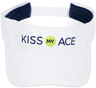 Funny Tennis Visor - Gift for Tennis Players White