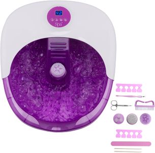 Sensio Foot Spa Massager – Heated Bubble Bath with Massage Rollers
