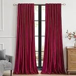 PRIMROSE Ruby Red Curtains 72 inch 