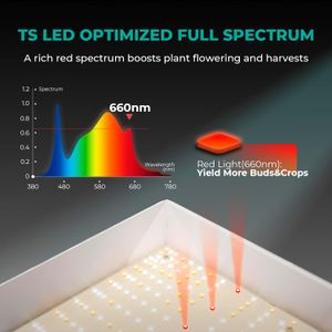 MARS HYDRO TSL 2000 LED Grow Light – Dimmable Full Spectrum for Indoor Plants, 120x60cm