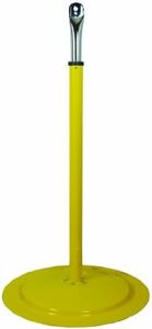 TPI Corporation HDM-P Heavy Duty Industrial Pedestal Mount, for use with TPI HDH and HDH-JR Series Fans, Yellow