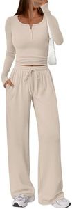 Trendy Queen Womens 2 Piece Matching Lounge Sets 2026 Fall Fashion Outfits
