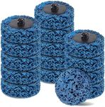 15 Pack 2" Quick Change Easy Strip Discs for Drill, TSOAPX Blue Abrasive Wheel Paint Stripping Disc, Die Grinder Attachments for Cleans Welds Rust Paint Removal Wheel