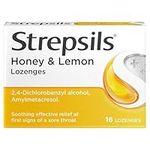 Strepsils Triple Action Honey & Lemon Throat Lozenges 16 Pack